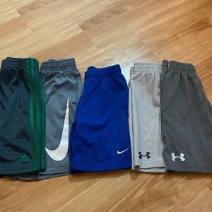 Size XS/6 gently used Under Armour/Nike/adidas shorts